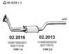 ALFA 55180215 Front Silencer